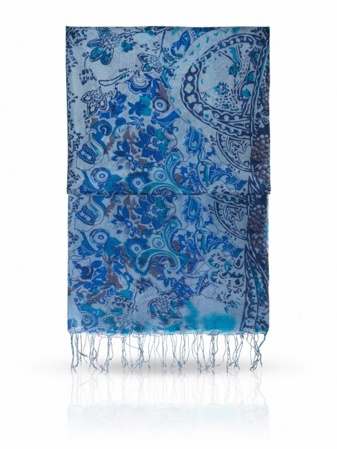 Палантин Женский S-ANIMAL.PAISLEY/BLUE